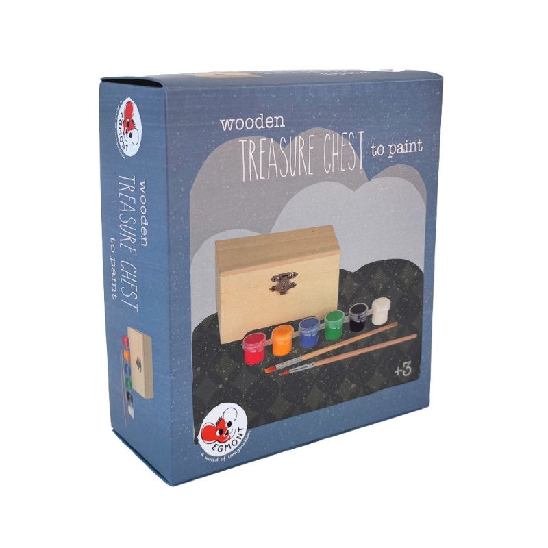 Egmont Toys Cofanetto Tesori scrigno legno da dipingere