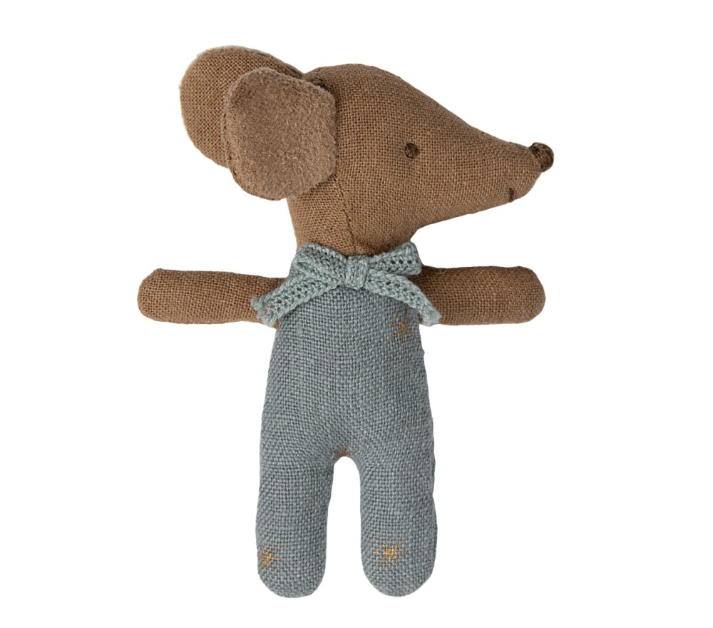 Maileg Topino Pupazzo Baby Blue Cotone 8 cm