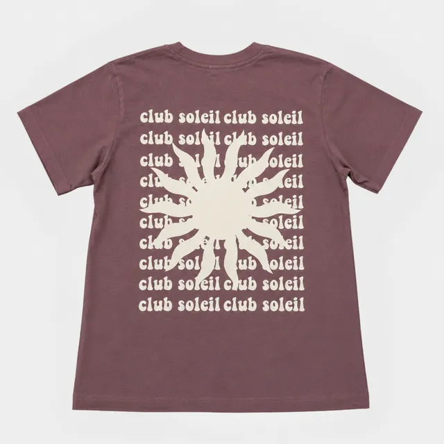 Ella and Rapha Club Soleil t-shirt uomo marrone larga