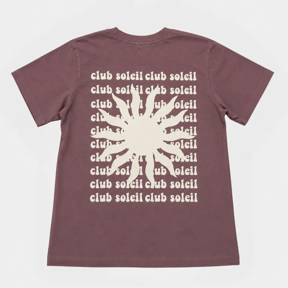 Ella and Rapha Club Soleil t-shirt uomo marrone larga