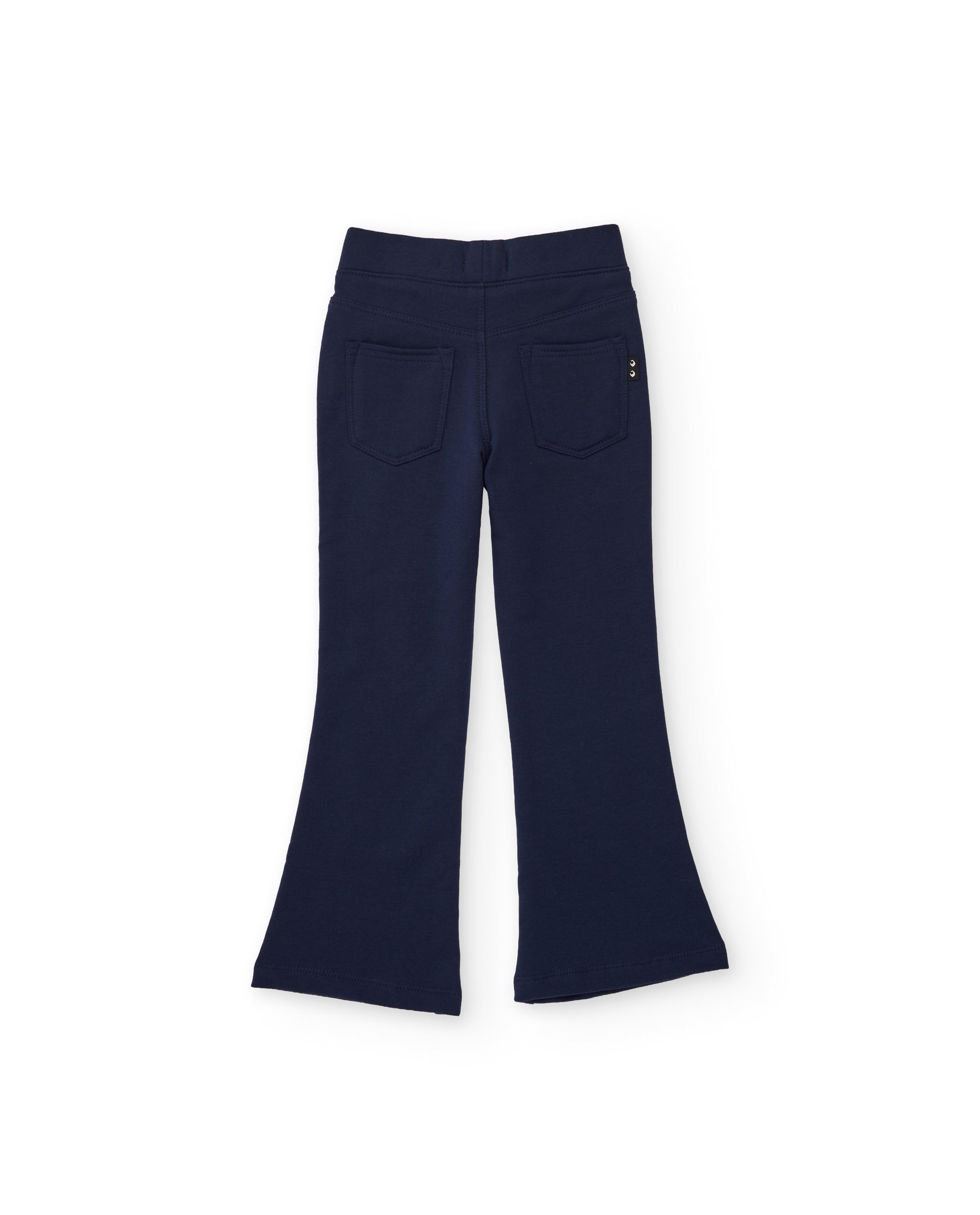 Tuc Tuc leggings bambina blu felpa a zampa elastico