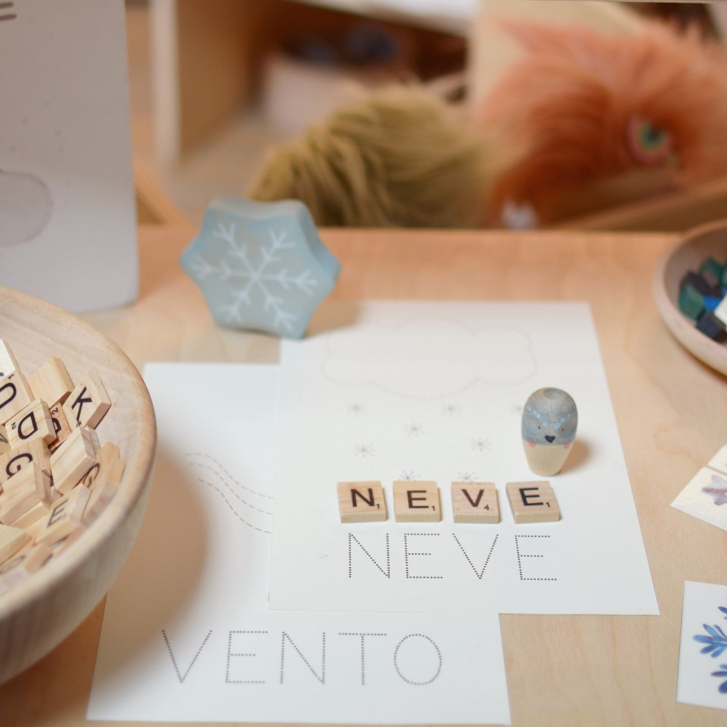 PlayKitBaboo La neve sul mare kit attività inverno
