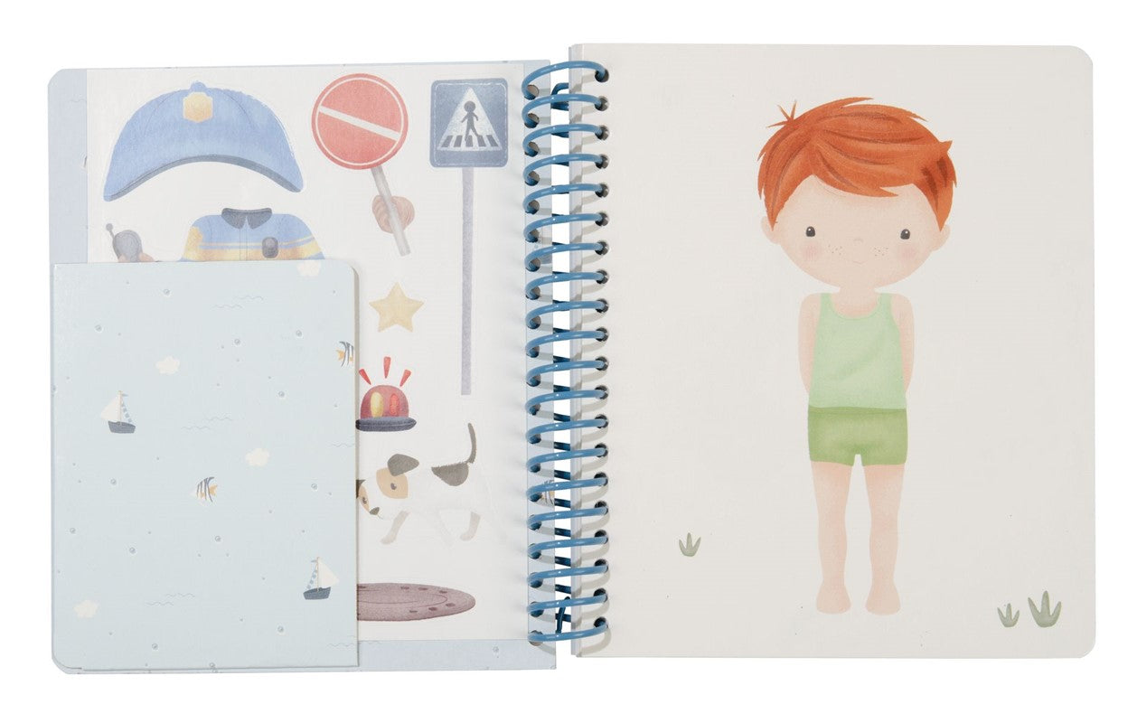 Little Dutch Jim & Friends libro con adesivi 24 pagine
