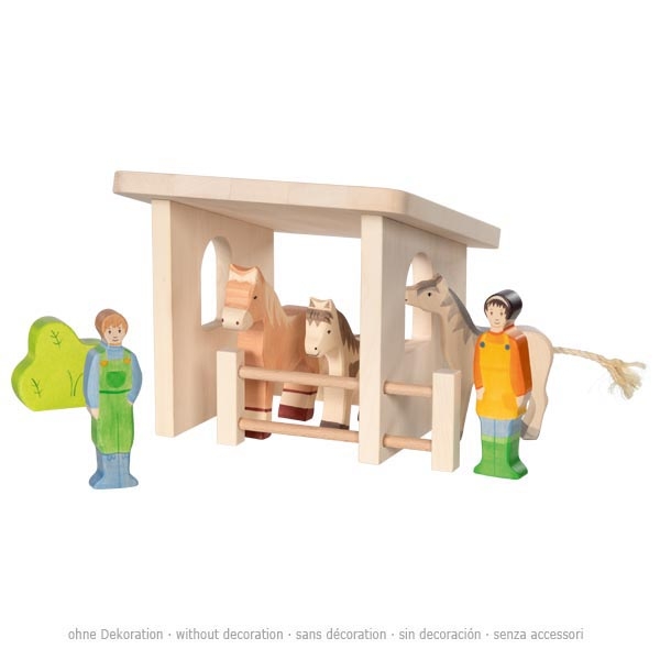 Holztiger Piccola Scuderia stalla in legno per cavalli