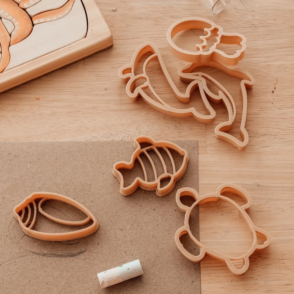 Kinfolk In Fondo al Mar set 6 formine eco pasta modellabile