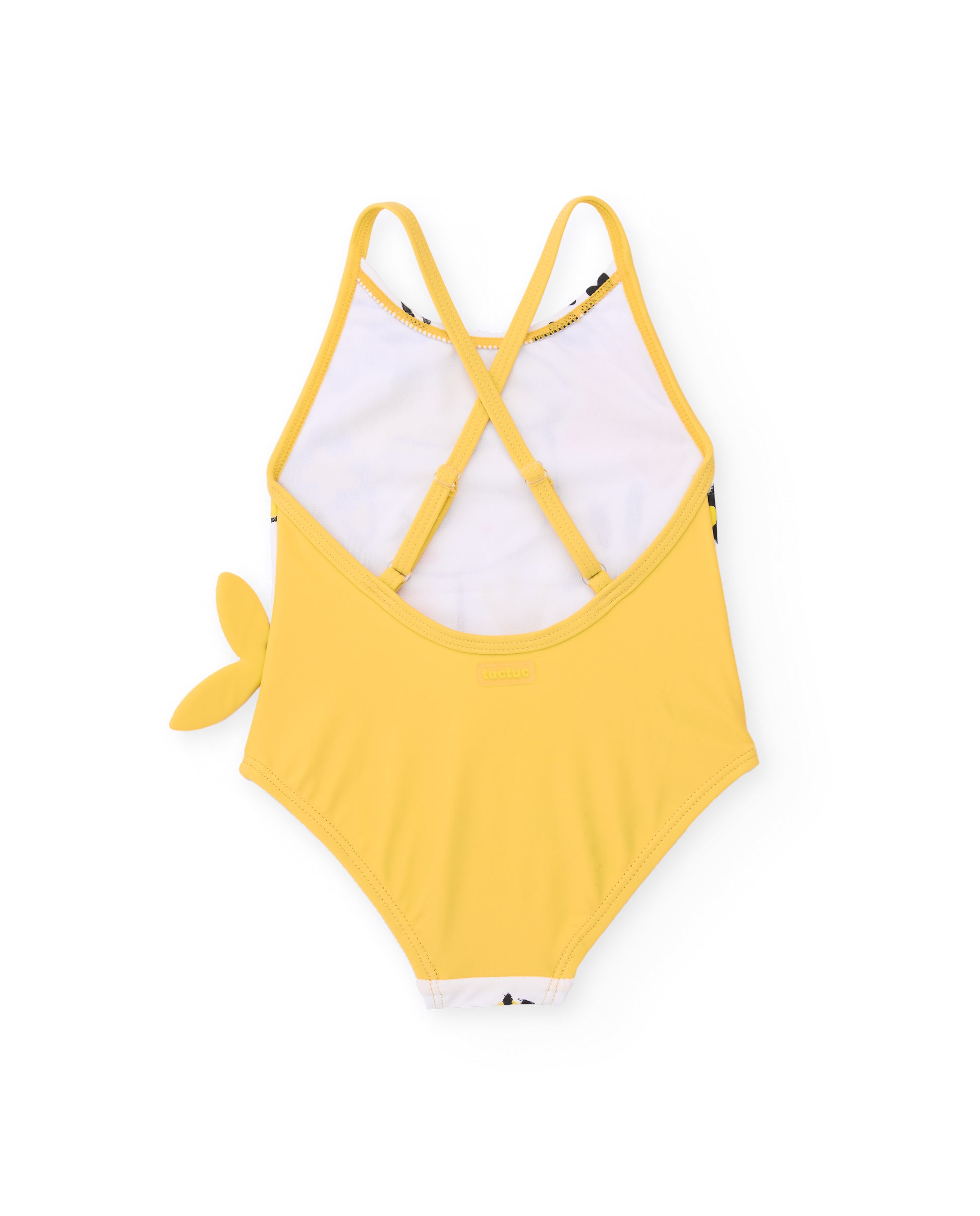 Tuc Tuc costume intero bambina giallo fantasia