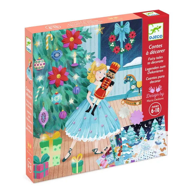 Djeco Schiaccianoci kit creativo bimbi 4 attività