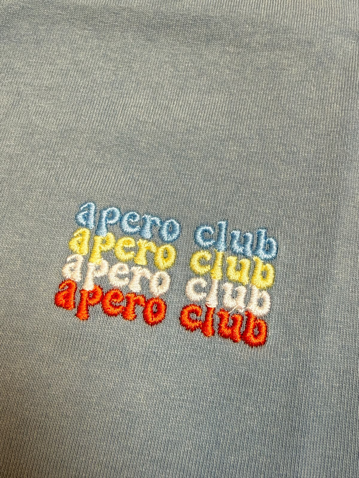 Ella and Rapha Apero Club t-shirt blu loose fit