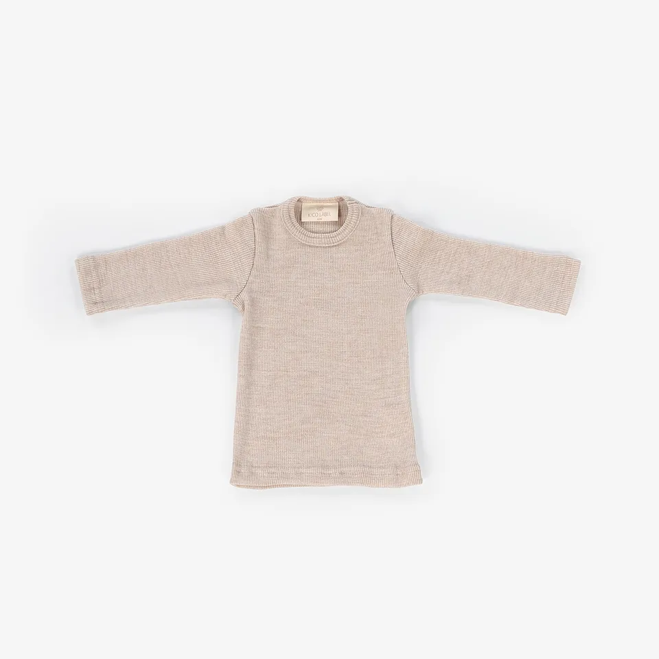 Kico Label maglia pigiama lana merino neonato