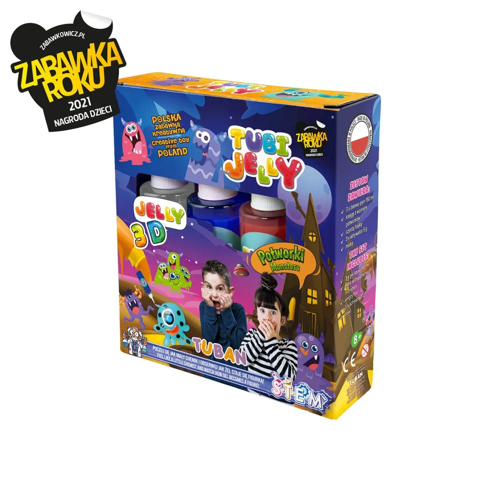 Tuban Jelly Tub Monsters Kit Gel Crea Figure