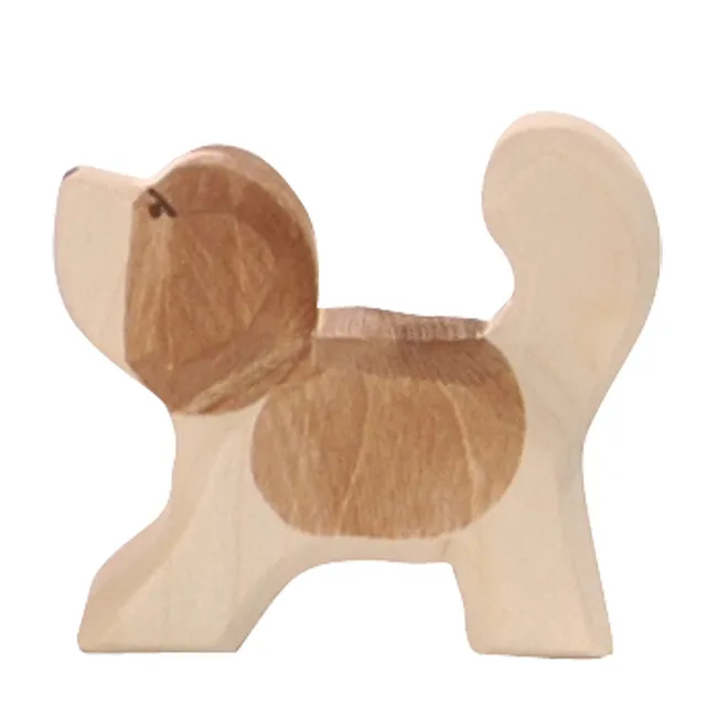 Ostheimer Cucciolo San Bernardo figura legno testa su
