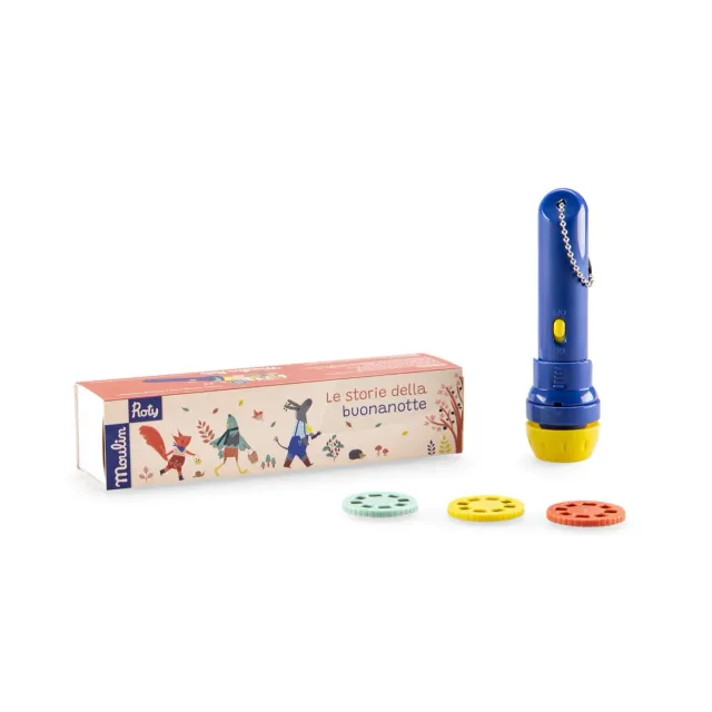 Moulin Roty Pommes des Bois torcia proietta favole 3 dischi