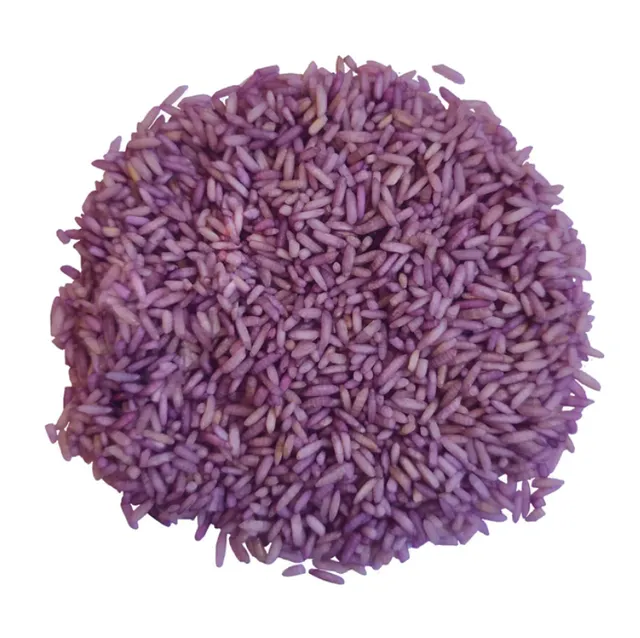 Grennn Riso sensoriale viola chiaro 300 g gioco Montessori