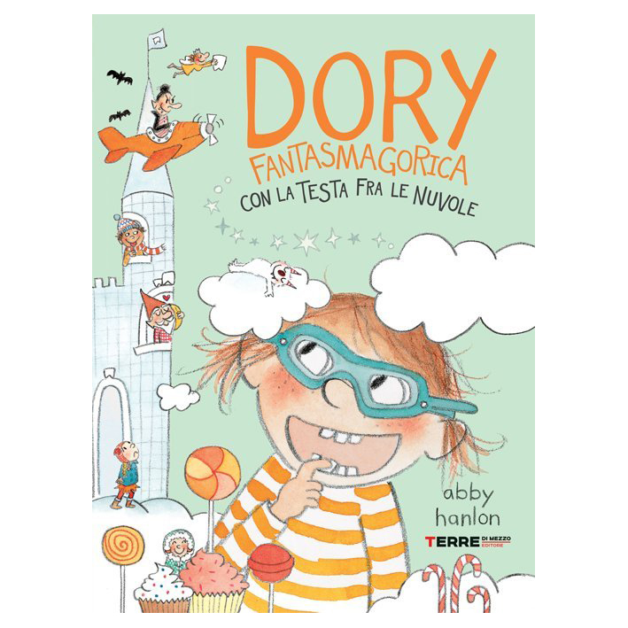 Dory Fantasmagorica Con la testa fra le nuvole libro Abby Hanlon