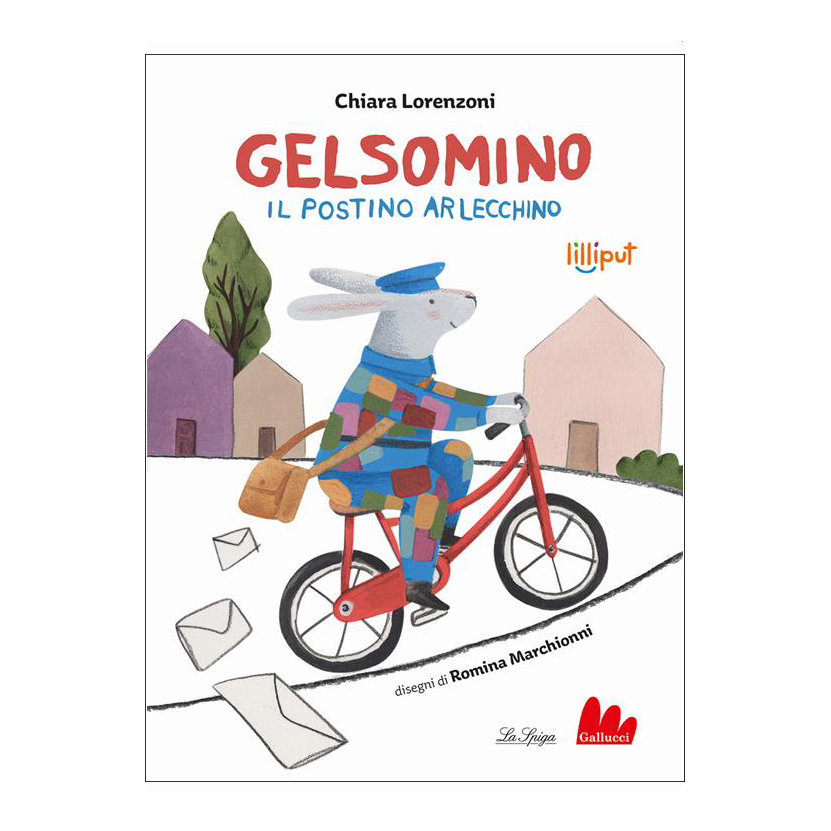 Gallucci Lilliput Gelsomino Postino Arlecchino libro tascabile