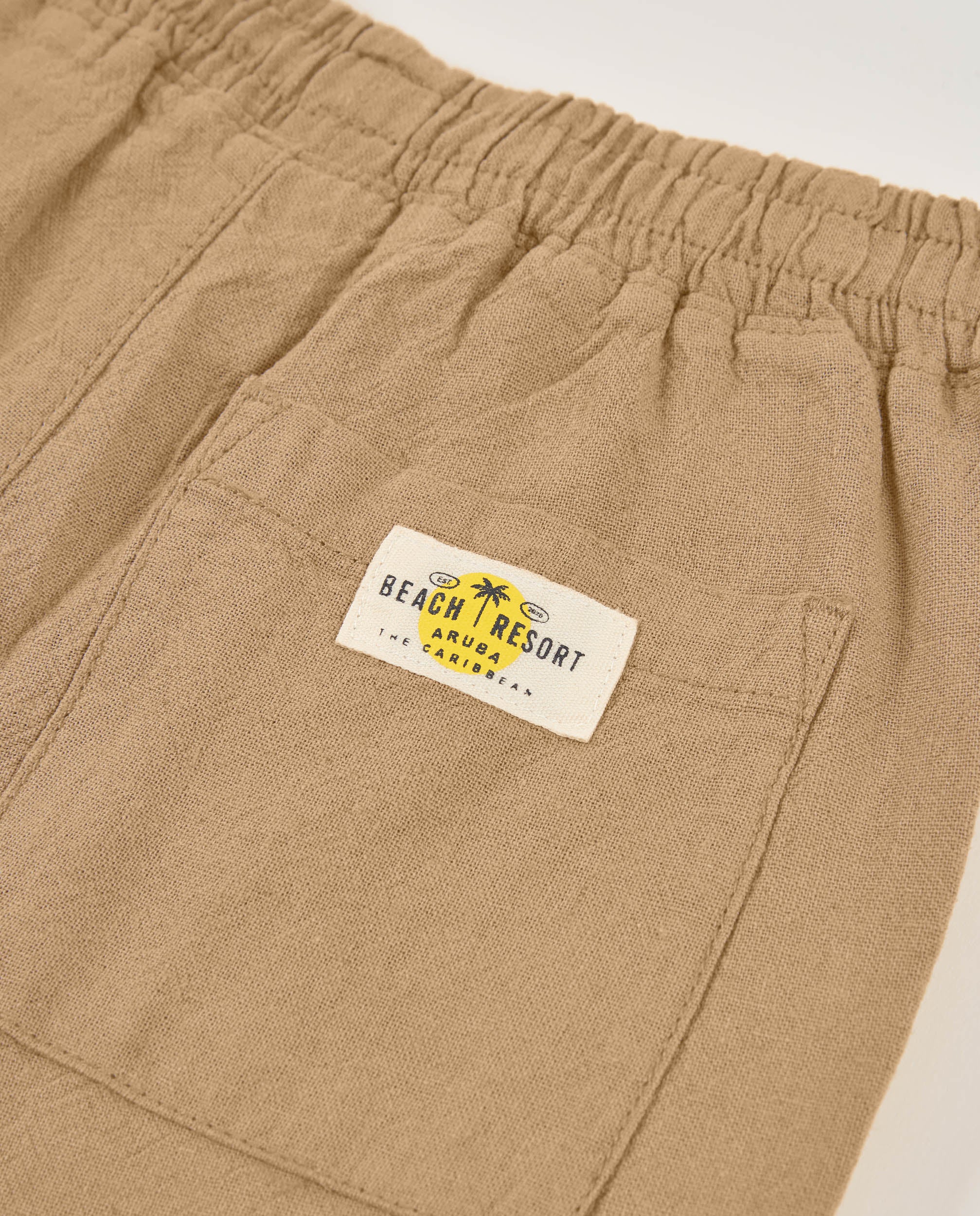 Tuc tuc pantalone bambino beige vita elasticizzata