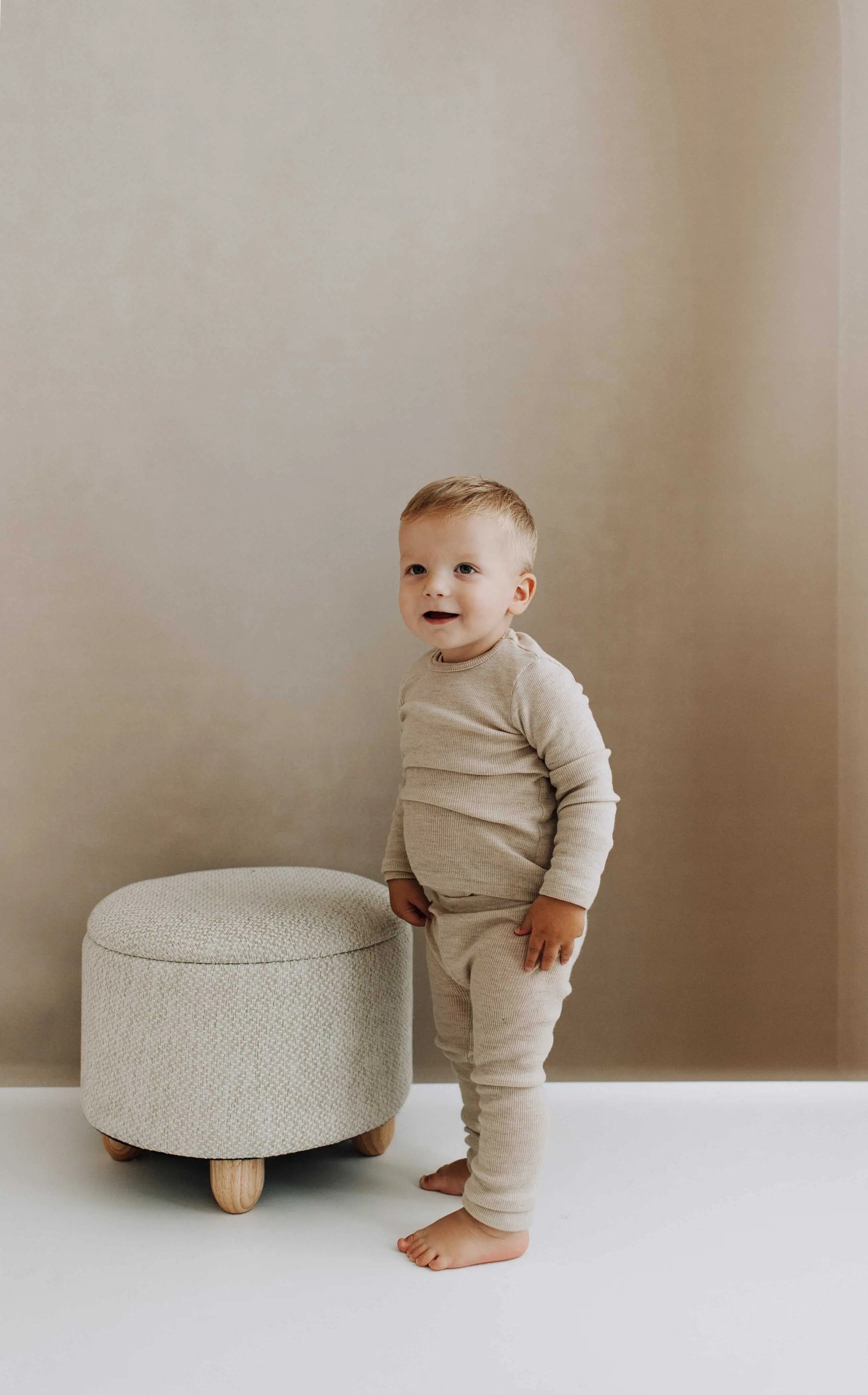 Kico Label pigiama in lana merino neonato