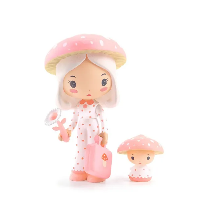 Djeco Tinyly Amy & Mushy action figure vinile