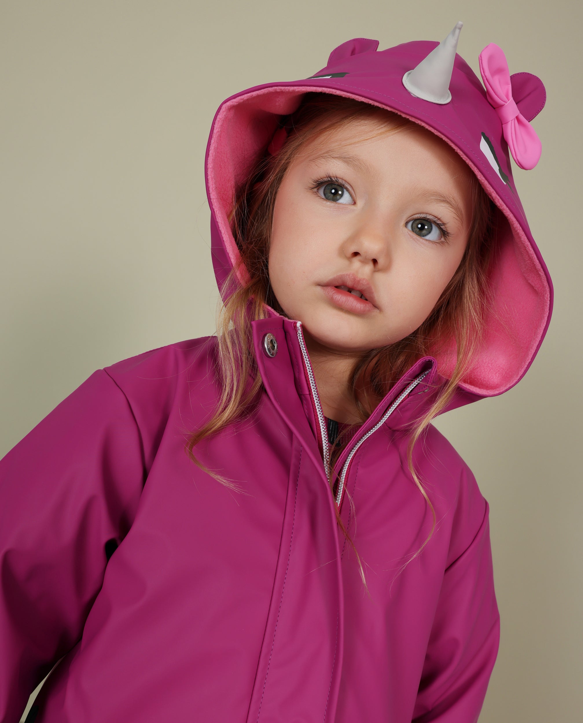 Tuc Tuc Geo-Logic giacca antipioggia bambina viola floreale