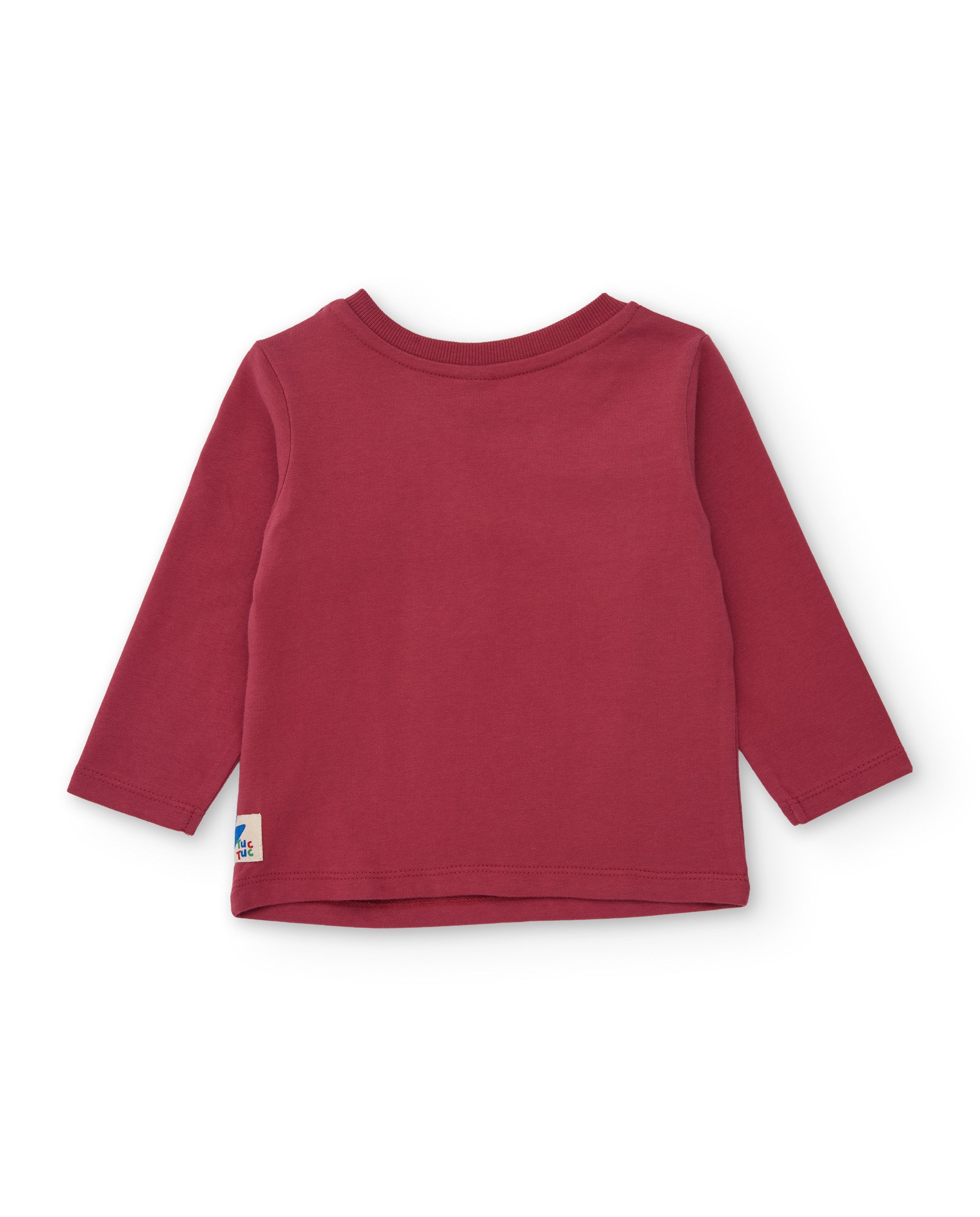 Tuc Tuc maglia bimbo granata maniche lunghe cotone