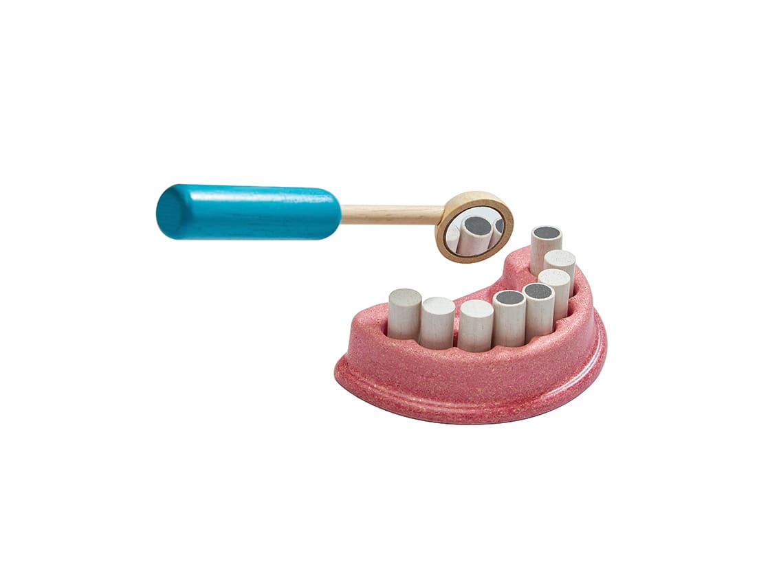 PlanToys Dentist Set gioco dentista in legno