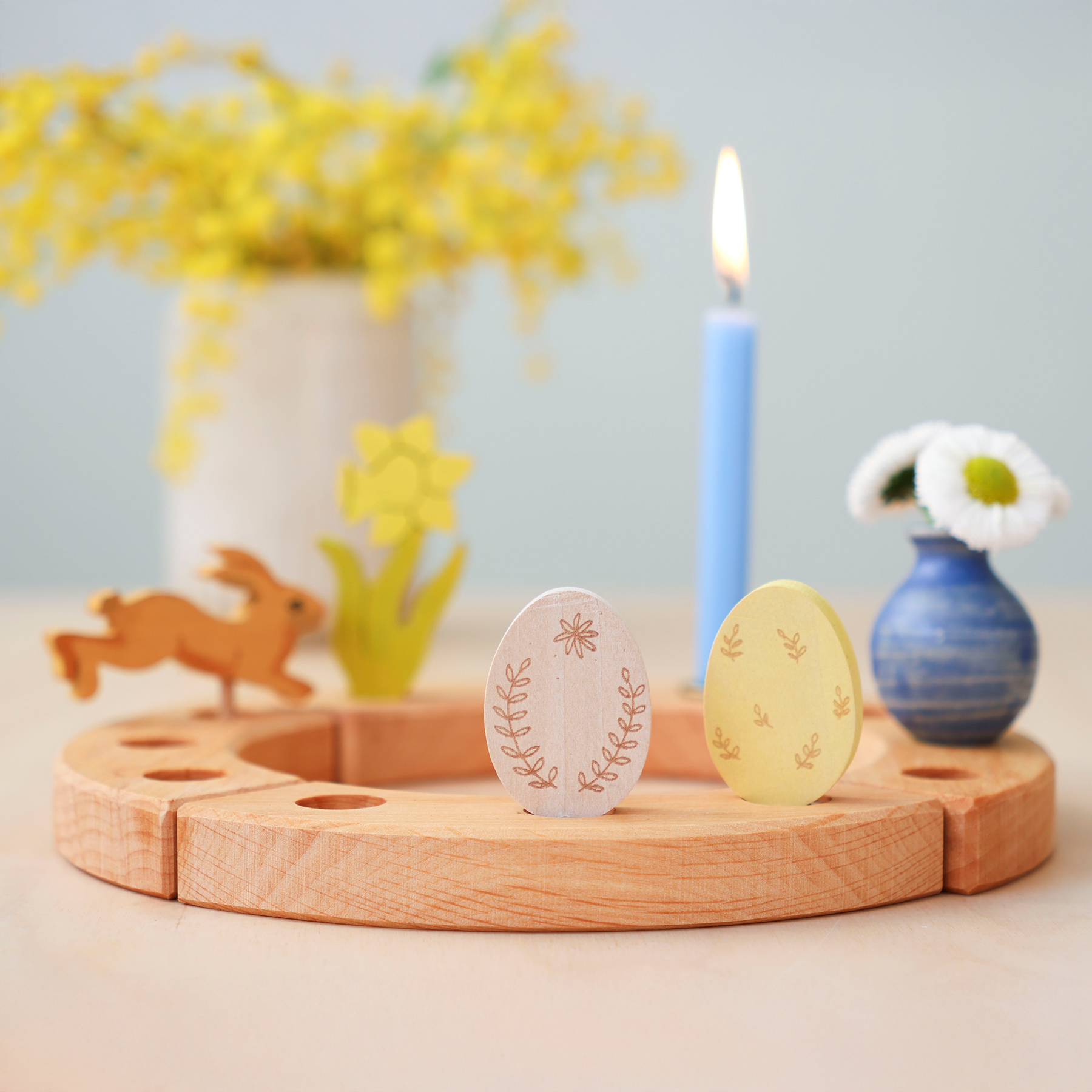 Grimm's Eastereggs Ornamental Duo figure legno 2 pezzi