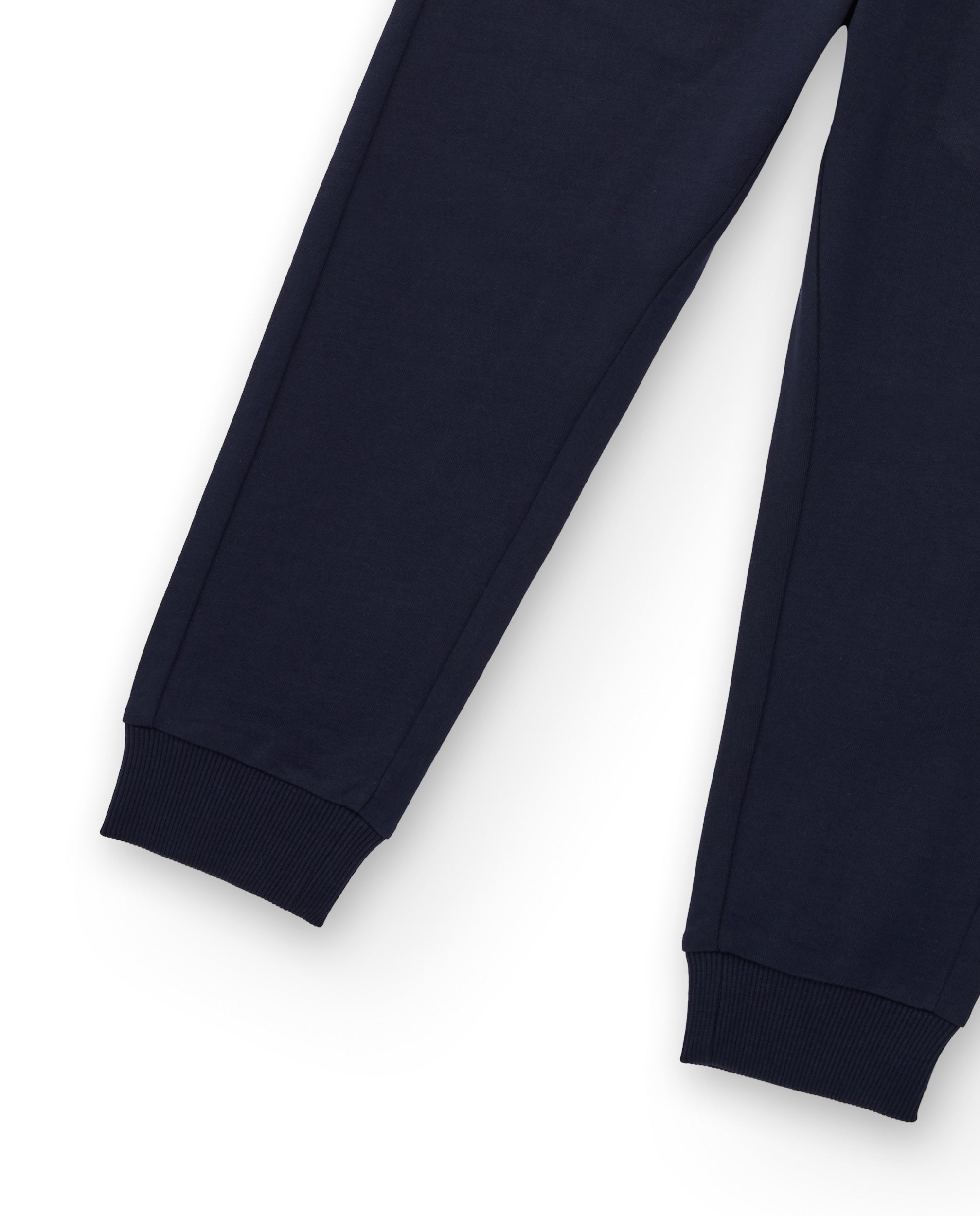Tuc tuc pantaloni tuta bambino blu navy felpati