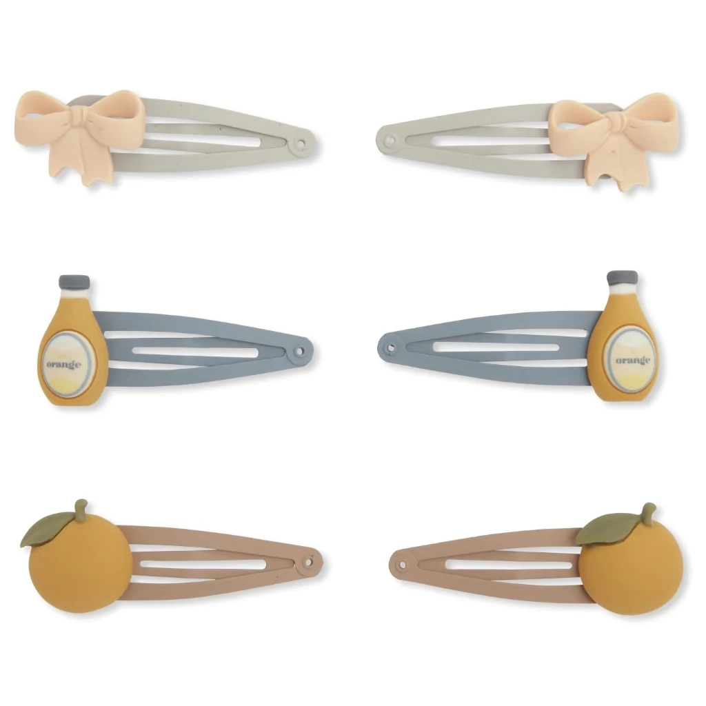Konges Slojd Orangerie mollette capelli 6 pezzi