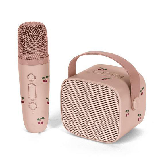 Konges Sløjd Cherry set karaoke bambini microfono bluetooth