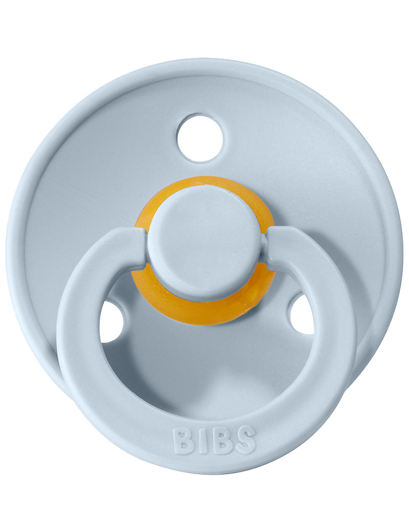 BIBS Colour ciuccio gomma naturale azzurro e blu set 2