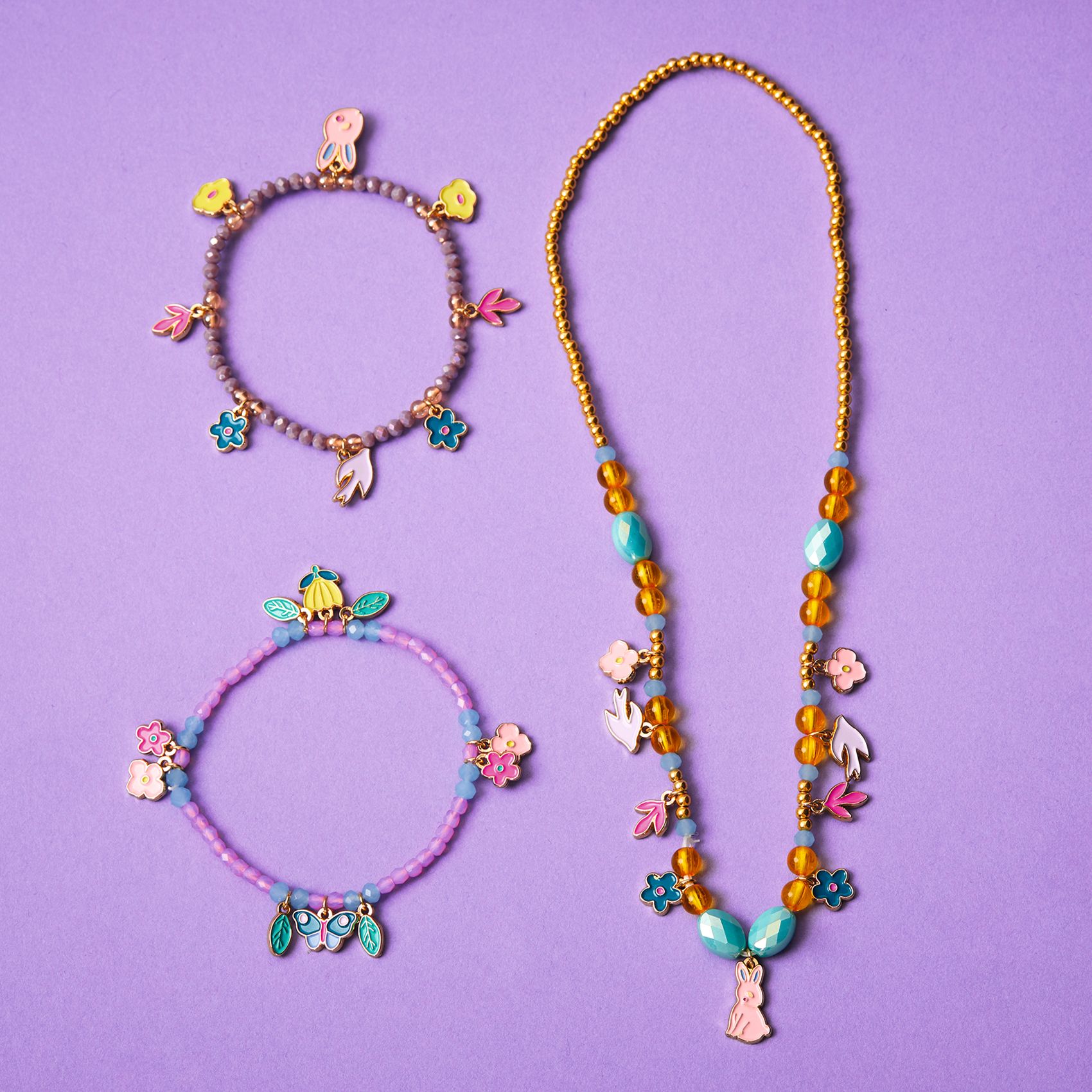 Djeco Camelia Garden collana bijoux bambina coniglio