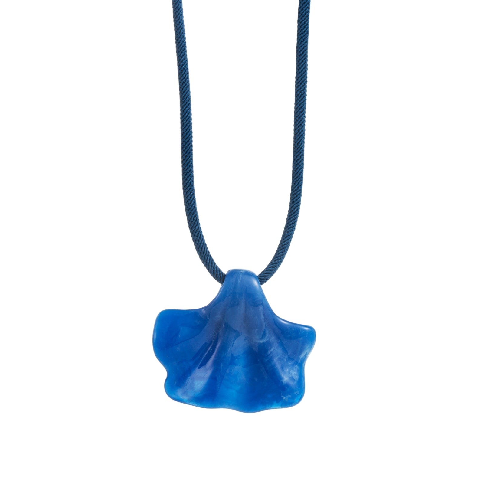 Ella and Rapha Seashell collana donna blu in acciaio