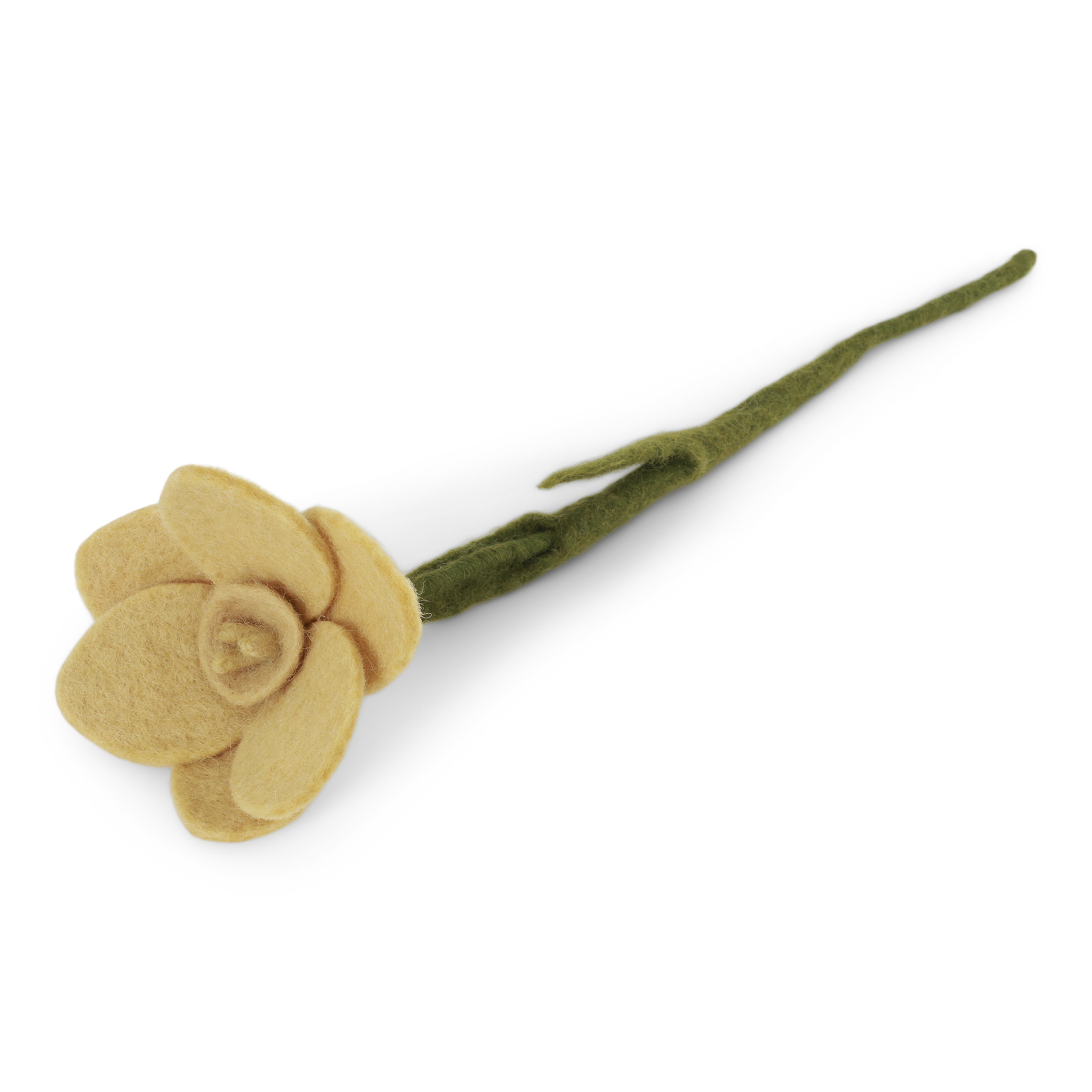 Gry & Sif Narciso grande fiore feltro lana mano