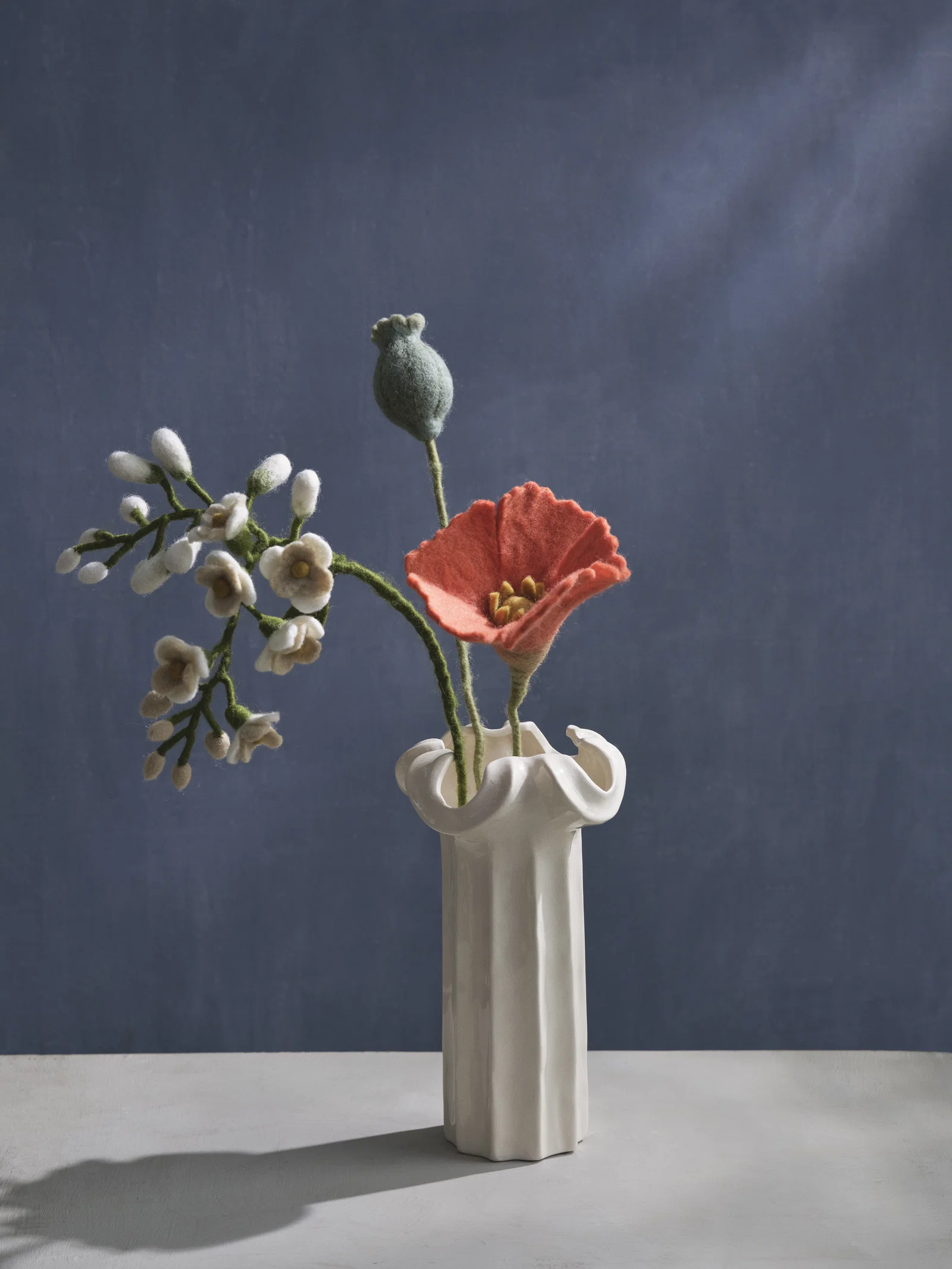 Gry & Sif Bina Bouquet mazzo fiori feltro lana