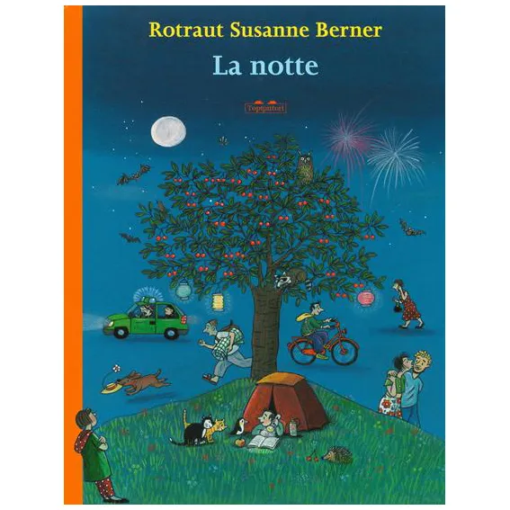 Topipittori La notte libro bambini cartonato 2+ anni