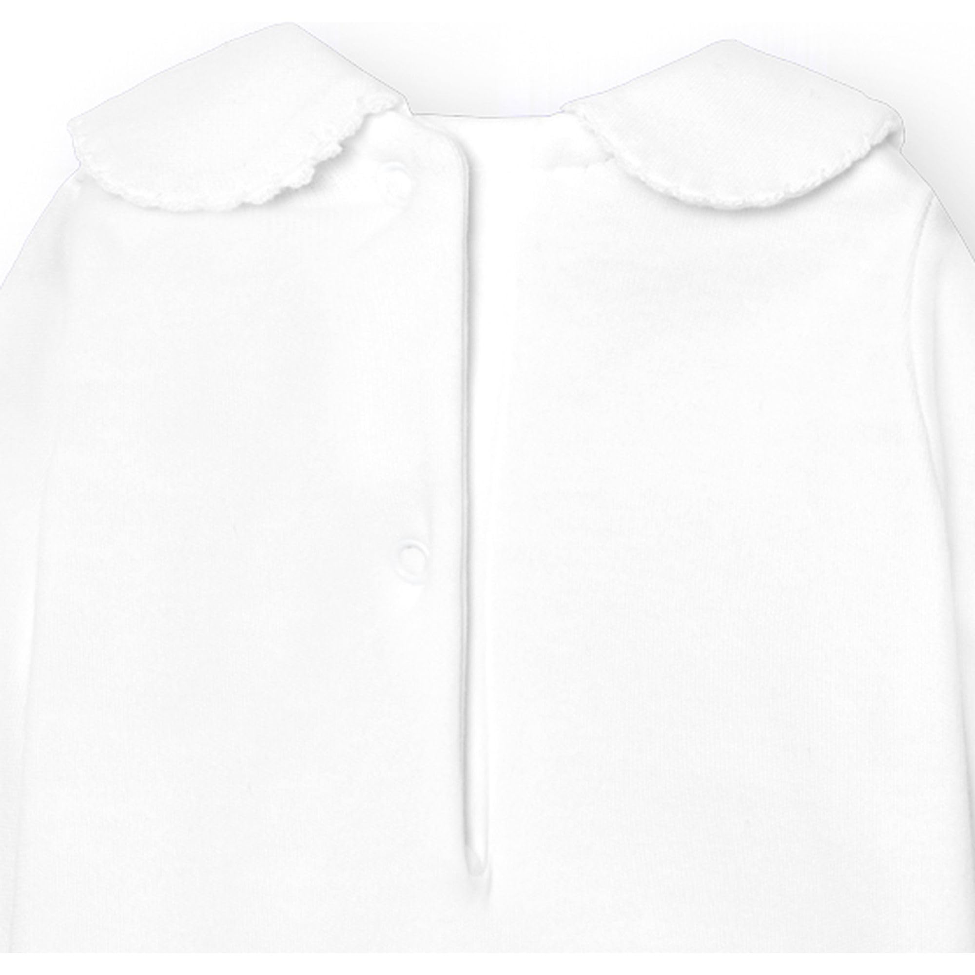 Babidu Body Neonato Manica Lunga Cotone Collo Elegante
