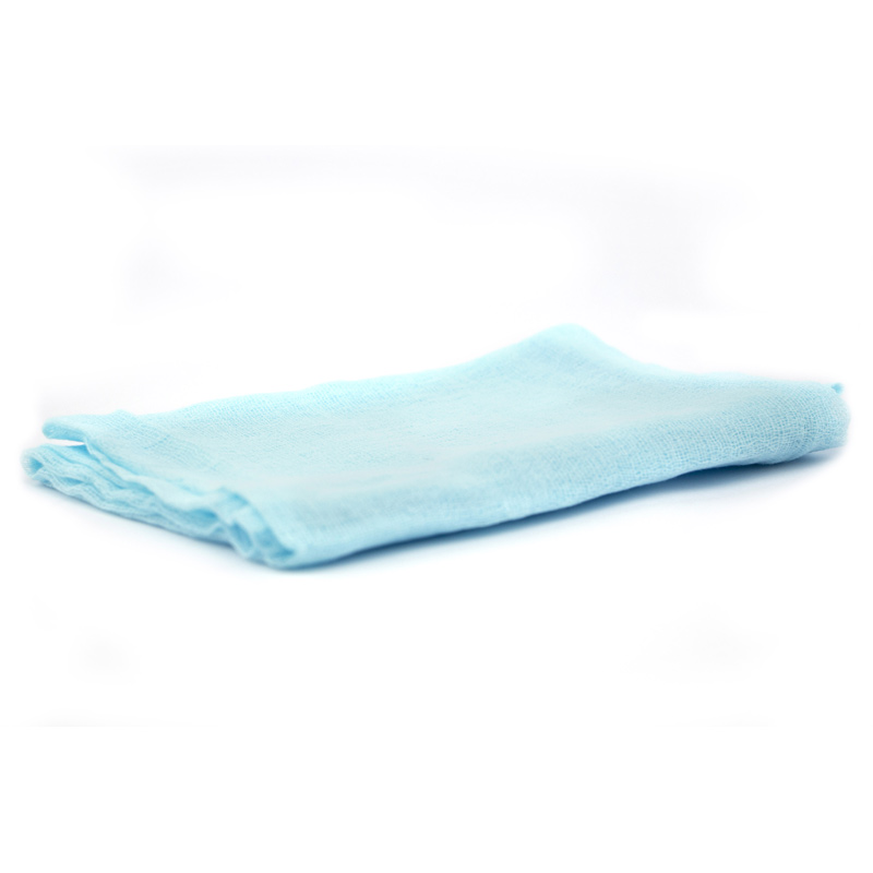 Ostheimer Telo Gioco garza cotone azzurro 90x90 cm