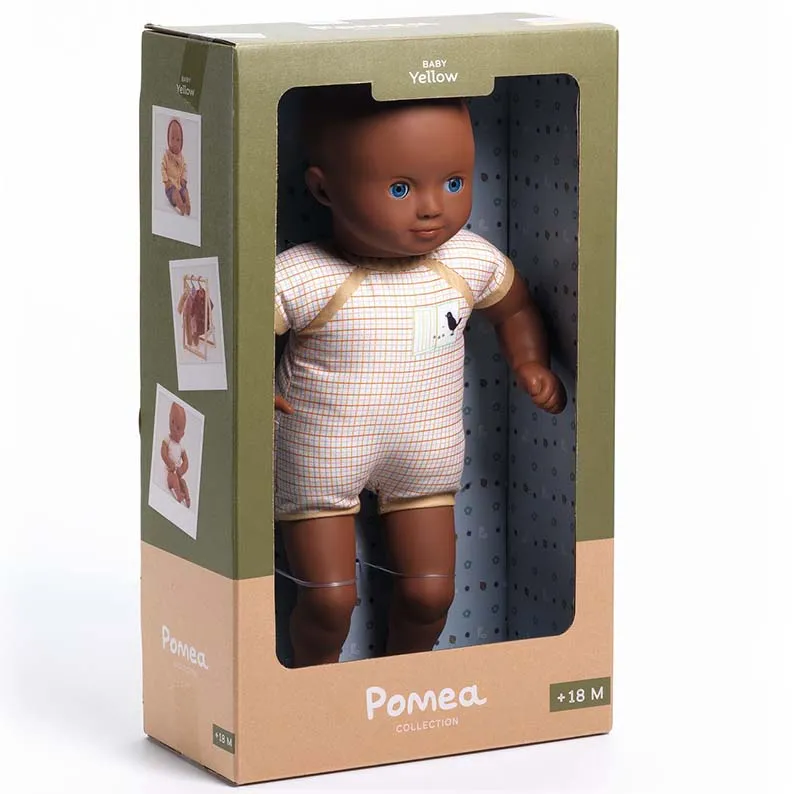 Djeco Pomea Body Yellow bambola morbida 32 cm