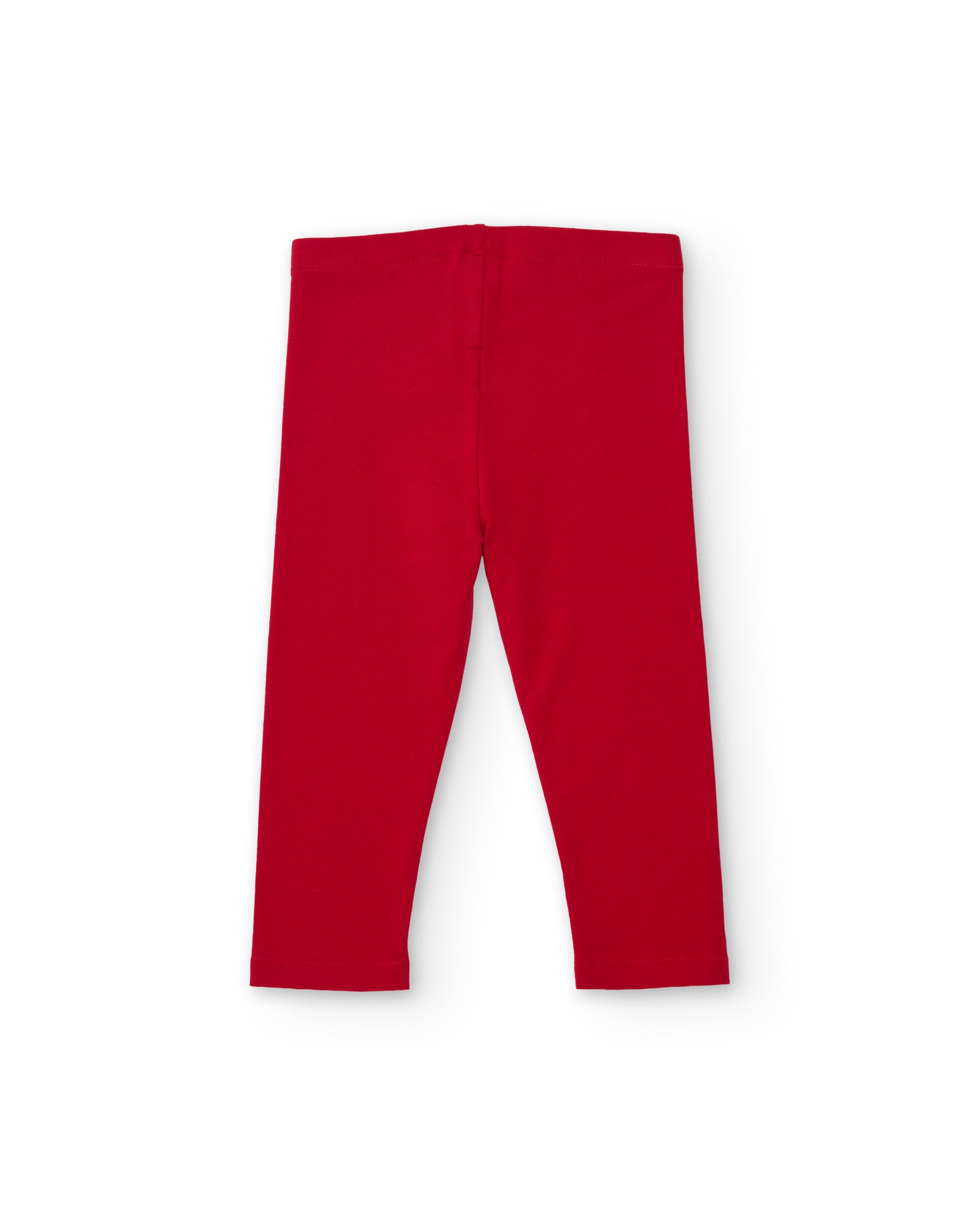 Tuc Tuc leggings bambina rossi fungo elastici
