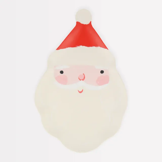 Meri Meri piatto Babbo Natale melamina 33 cm