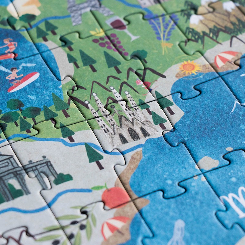 Londji Discover Europe puzzle 200 pezzi mappa Europa