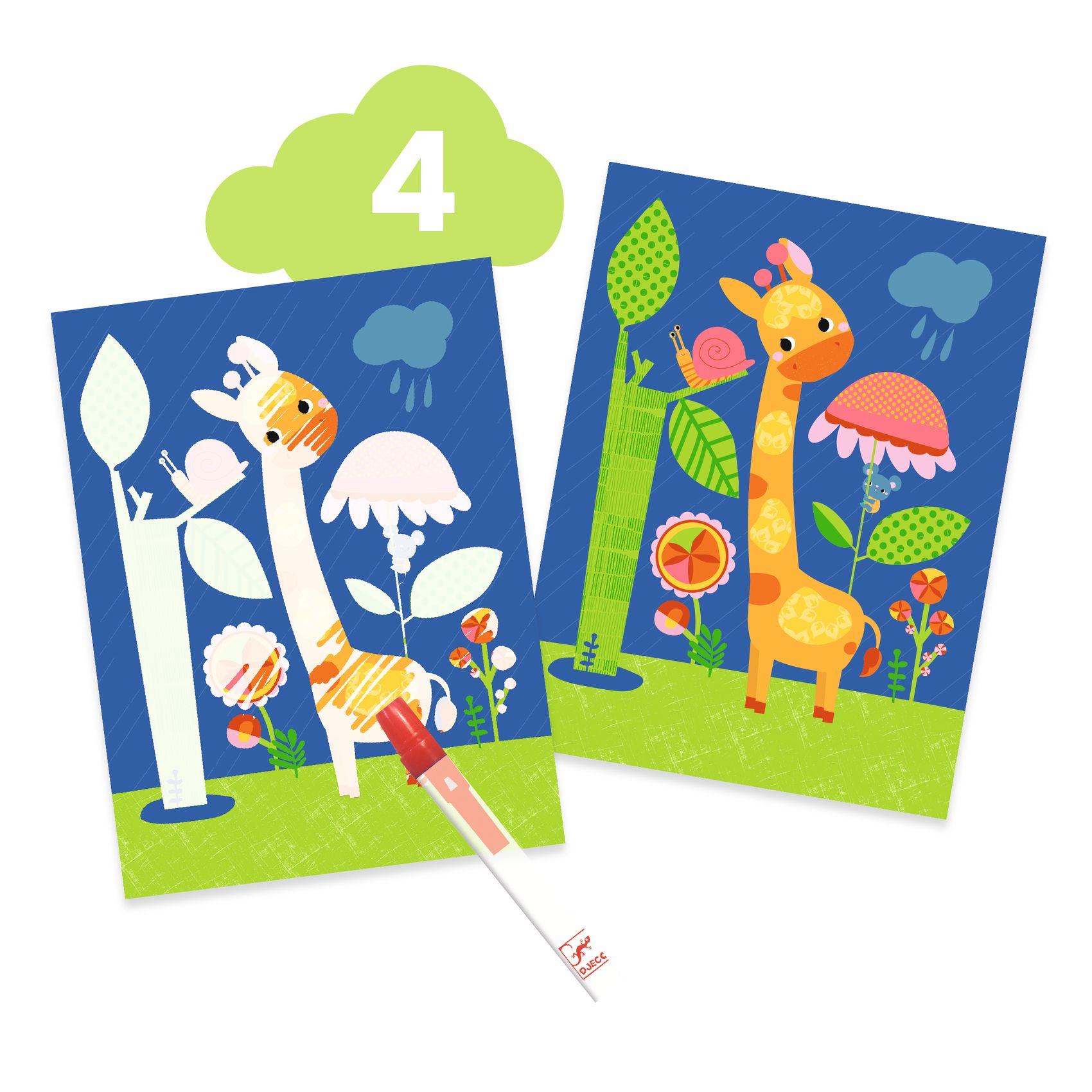 Djeco Set Artistico Multi Attività 18 Mesi 6 Attività