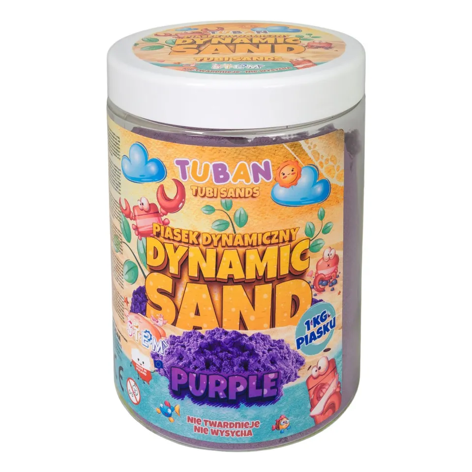 Tuban sabbia cinetica viola 1 kg modellabile