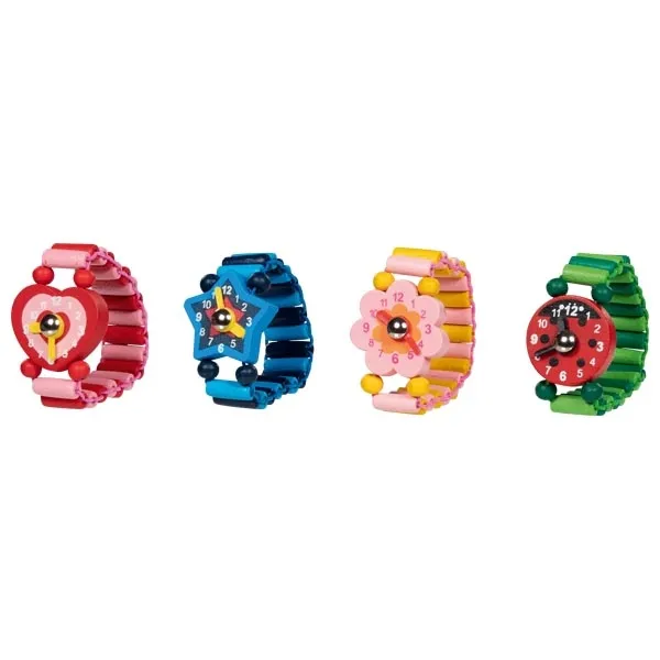 Goki Imparo le Ore orologio polso legno