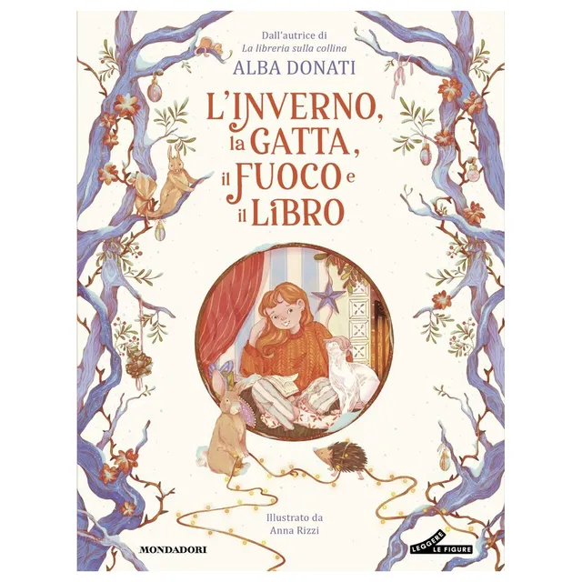 Mondadori L'inverno, la gatta, il fuoco libro bambini 6 anni