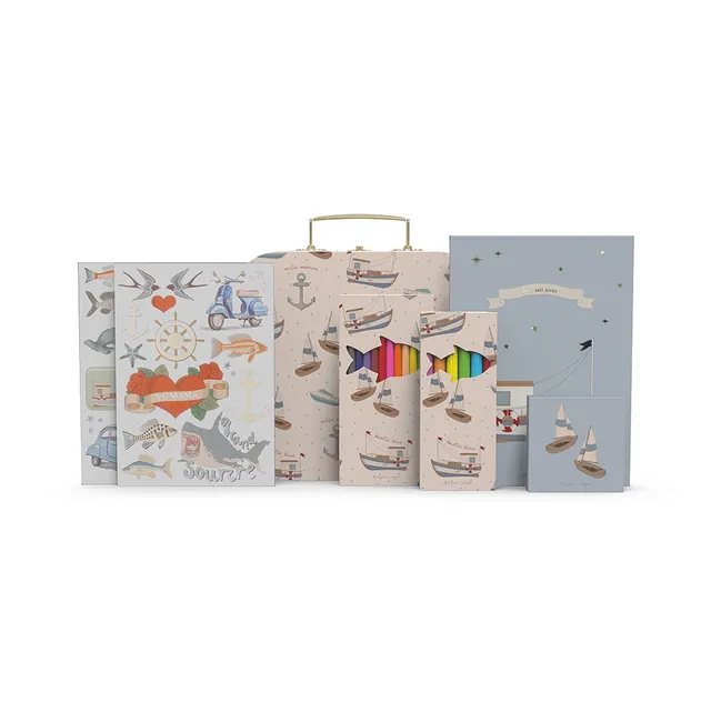 Konges Slojd Sail Away Valigetta Artistica Bambini 4 Anni