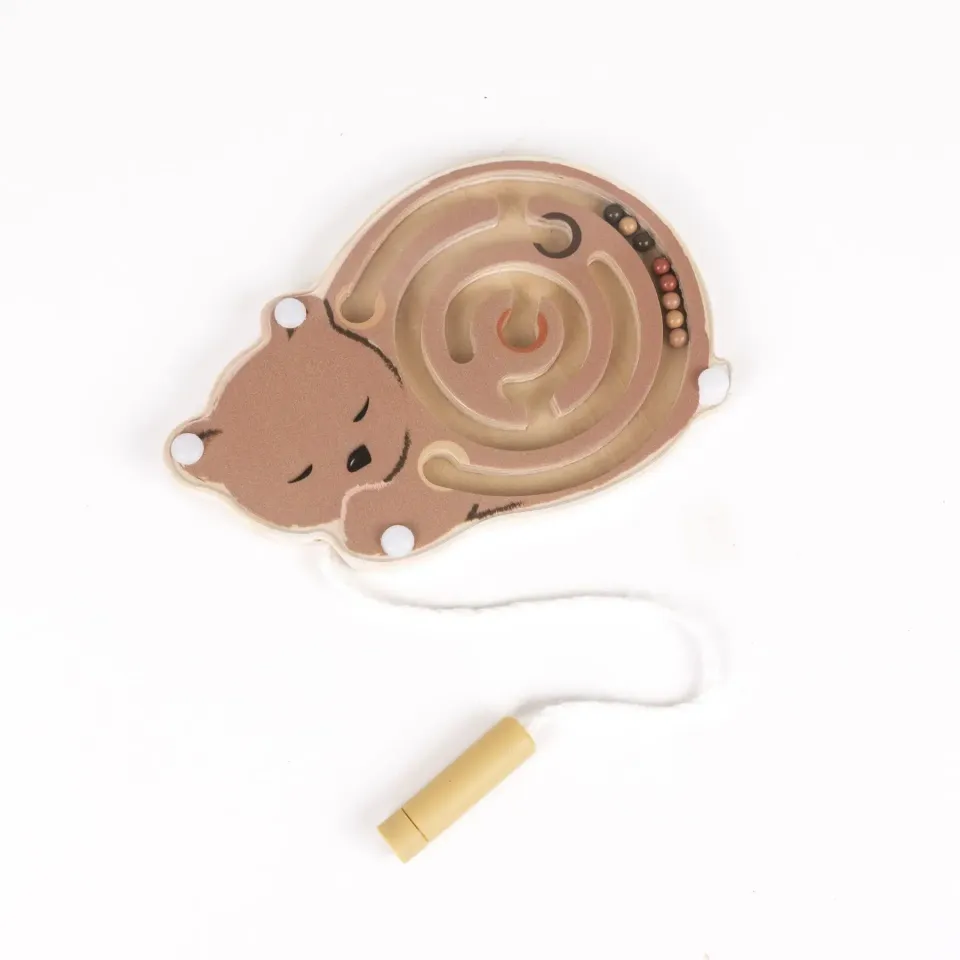 Egmont Toys Labirinto magnetico orso legno 18 cm