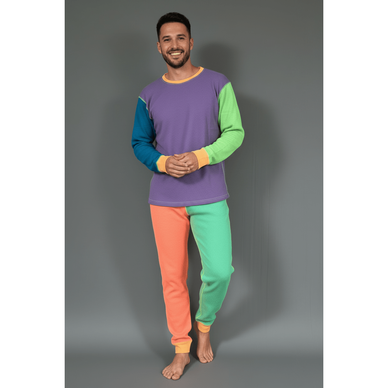 Slugs & Snails 90's Dayglow set waffle cotone bio