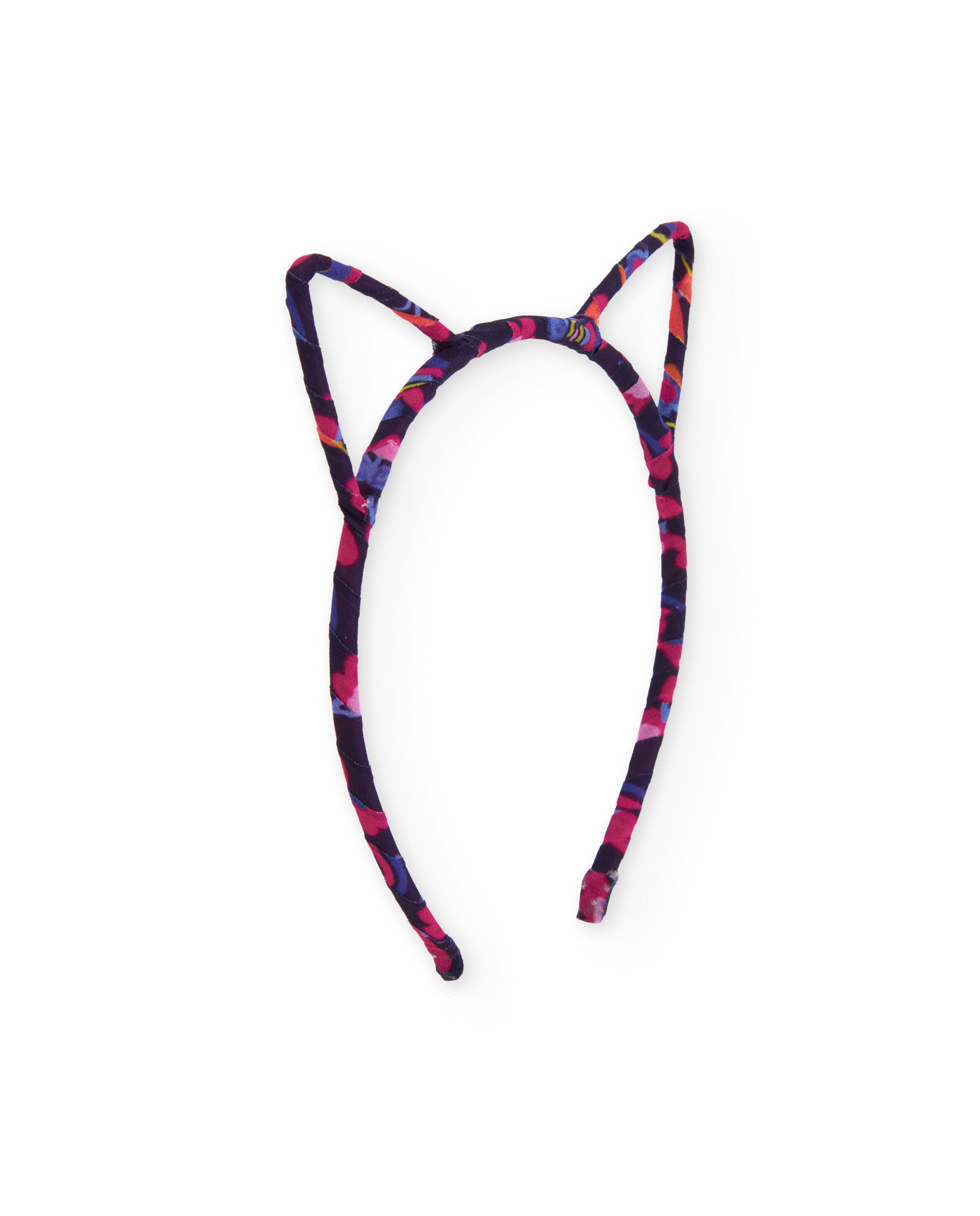 Tuc Tuc cerchietto bambina orecchie fucsia floreale