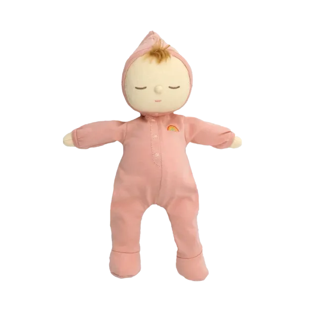 OlliElla Dozy Dinkums Moppet bambola doudou in cotone 31 cm